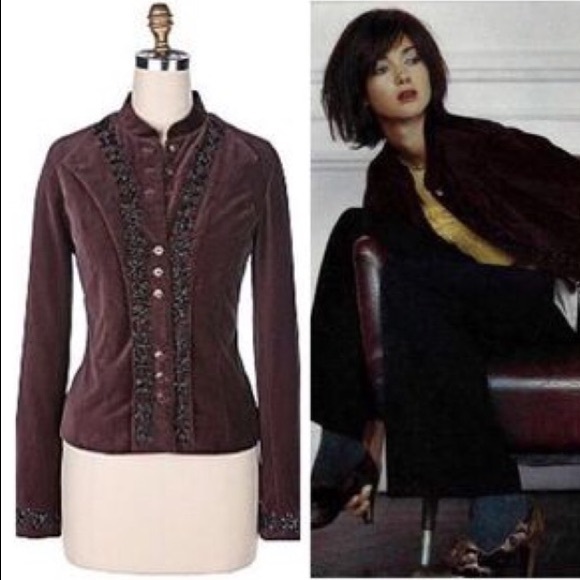 Anthropologie Jackets & Blazers - LIKE NEW 2005 Anthro Lithe Plum Pudding Jacket 4